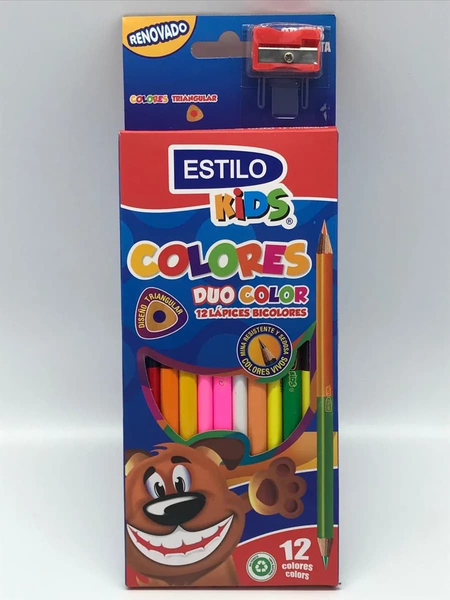 PINTURA ESTILO X 12UN DOBLE PUNTA