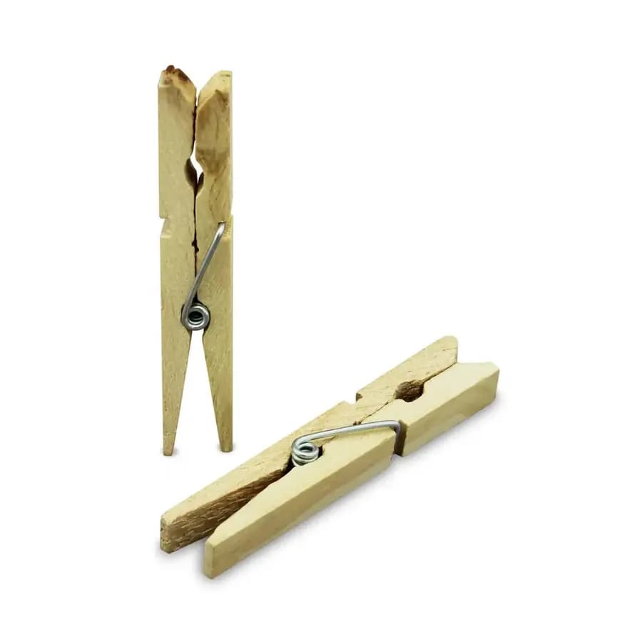 PINZAS DE MADERA X 24 UN