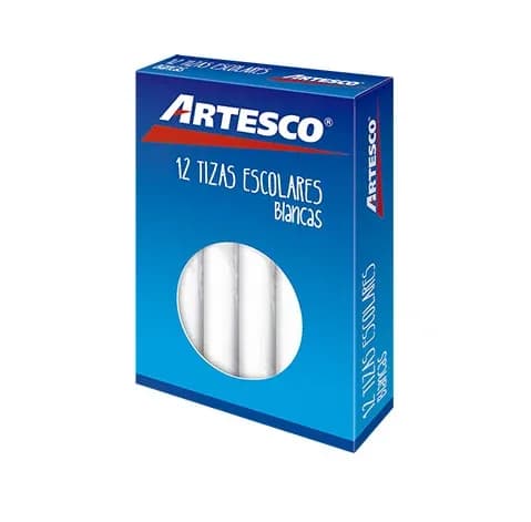 TIZA X 12UN ARTESCO BLANCA
