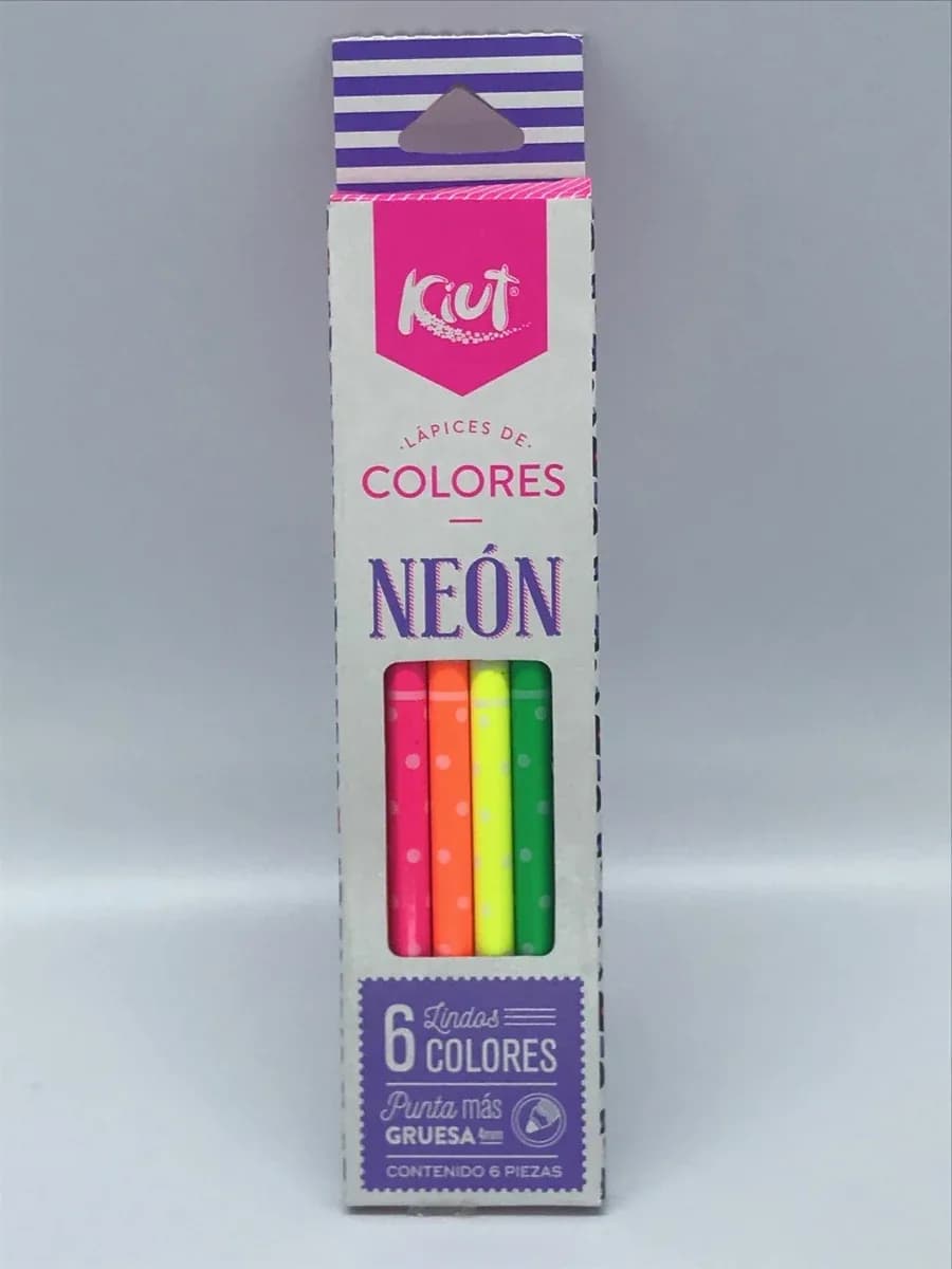 PINTURA KIUT X 6COL NEON