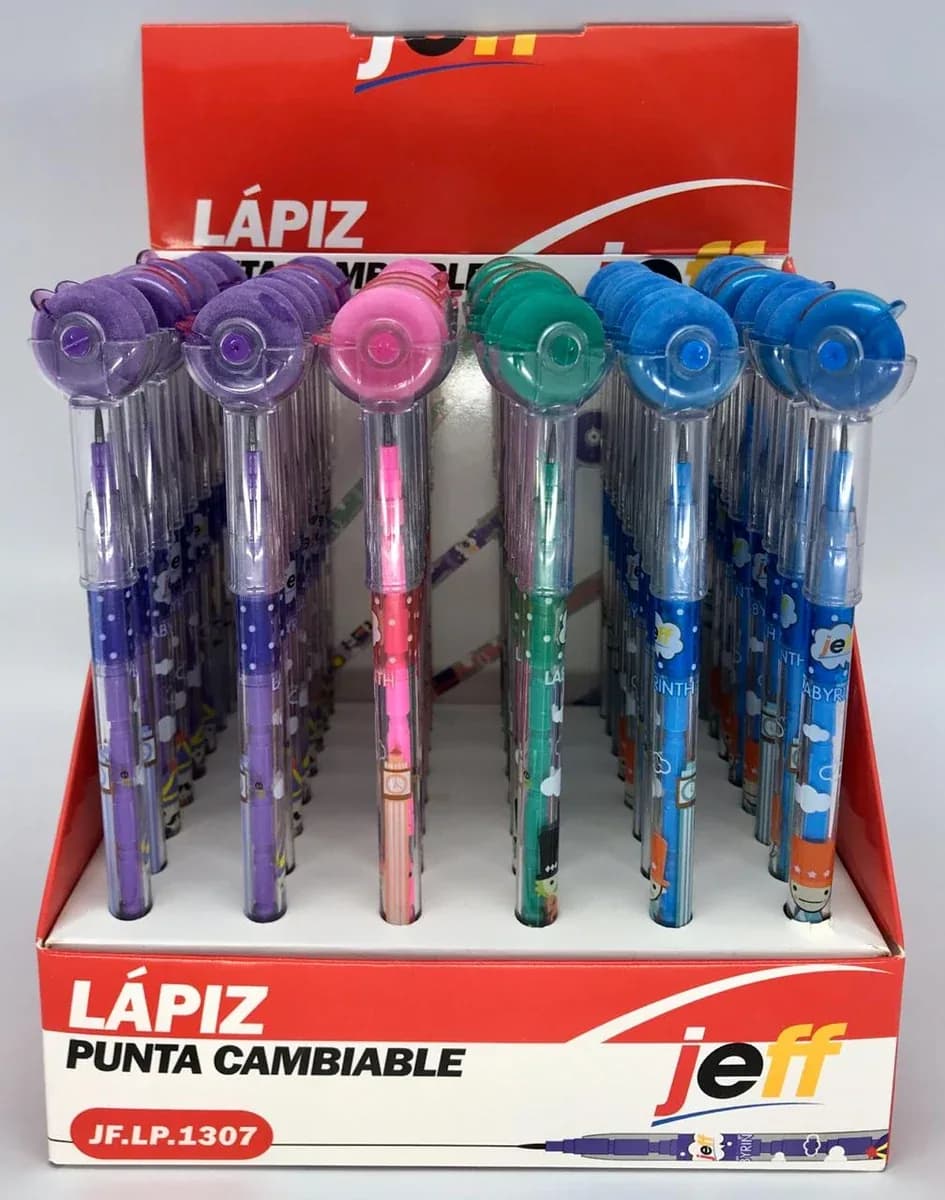 UNIDAD LAPIZ JEFF CAMBIABLE/BORRADOR 1307