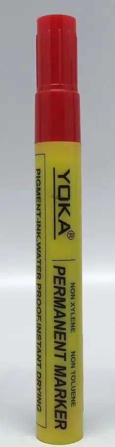 MARCADOR YOKA PERMANENTE ROJO