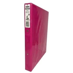 CARPETA 2 ANILLOS CREATIV P CARATULA FUCSIA