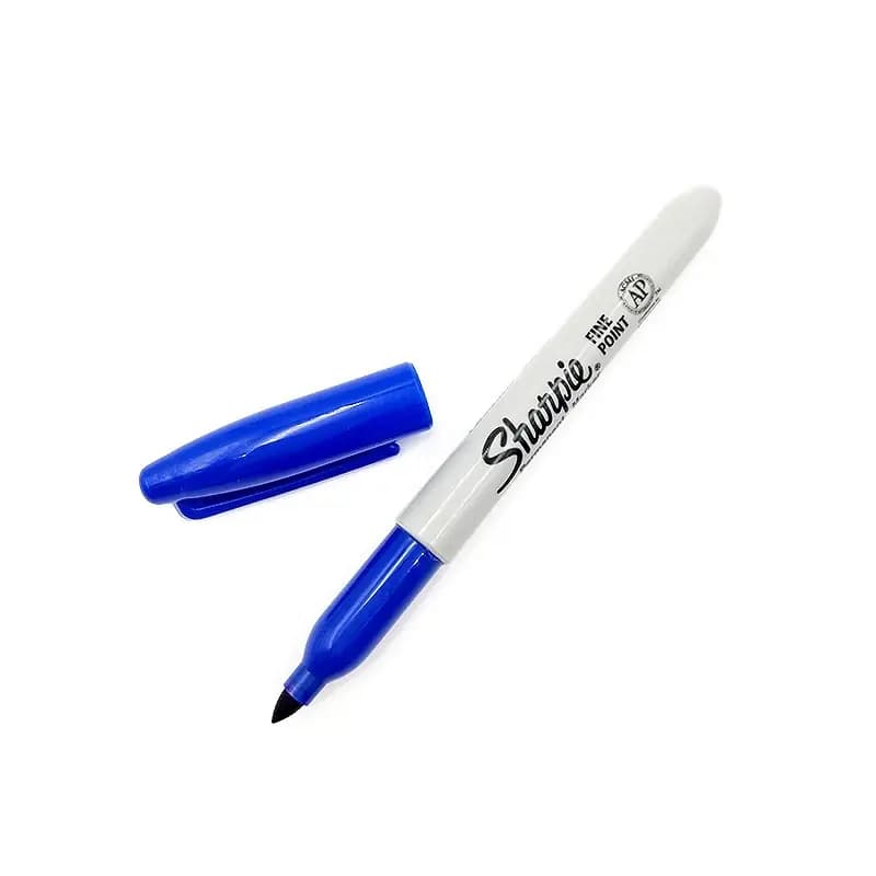 MARCADOR SHARPIE FINO AZUL
