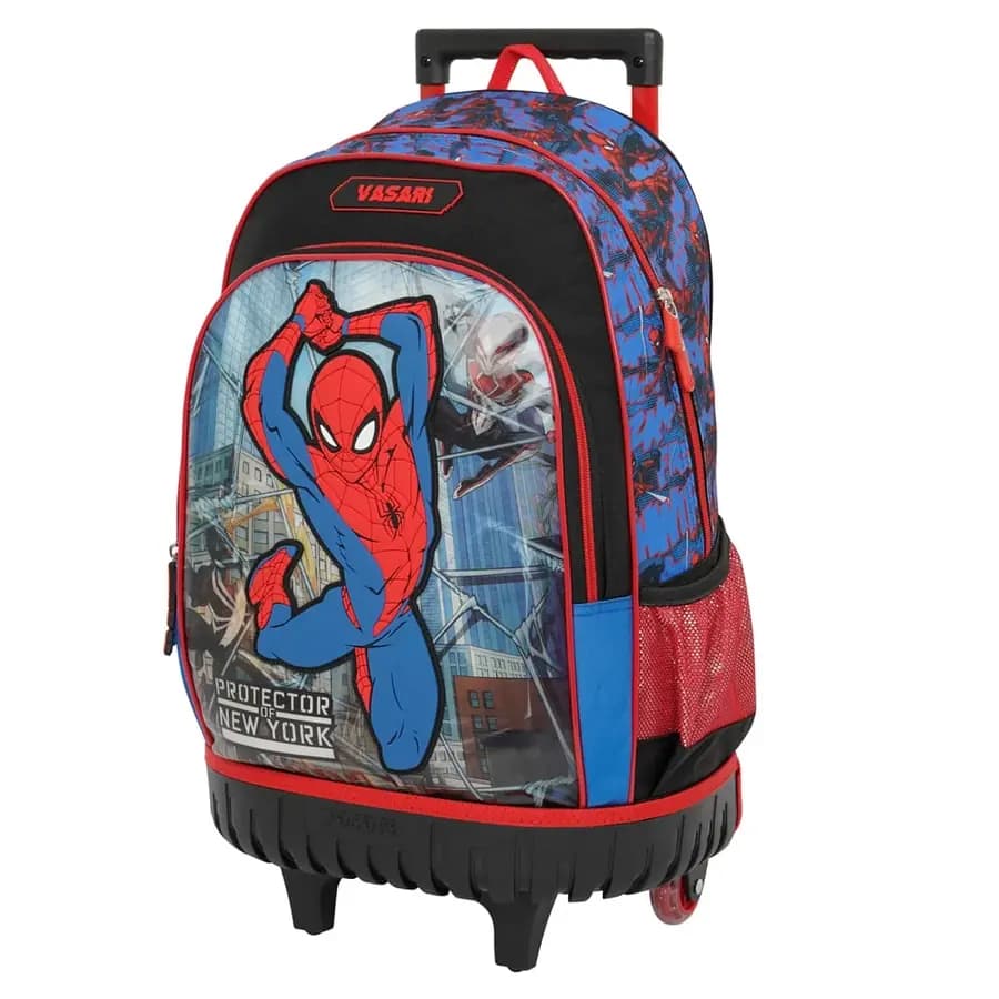 MOCHILA VASARI RUEDAS SPIDERMAN 8242