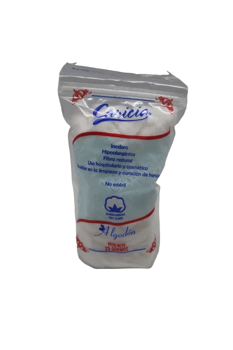 ALGODON CARICIA FUNDA 25GR