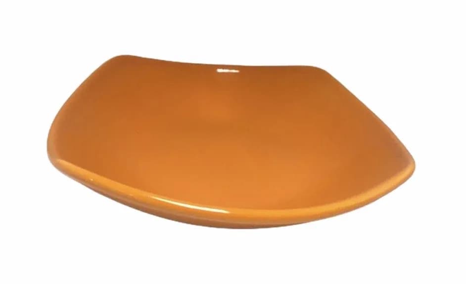PLATO CUAD. HONDO SOPERO NARANJA LLANO