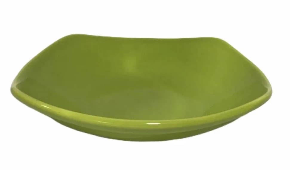 PLATO CUAD. HONDO SOPERO VERDE LIMA LLANO