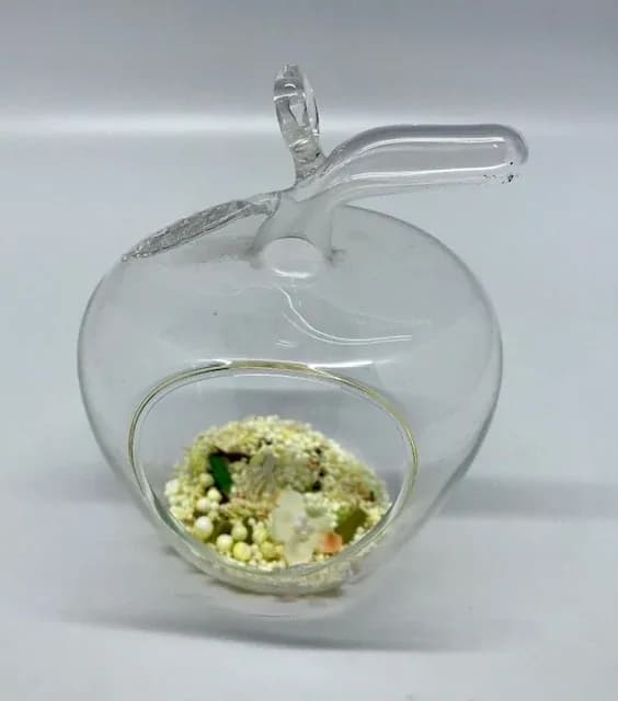 PECERA VIDRIO MANZANA 12CM 923