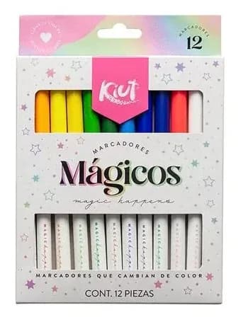 MARCADOR KIUT X 12COL MAGICOS