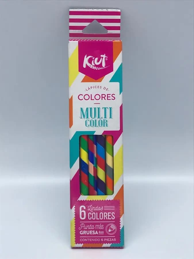 PINTURA KIUT X 6COL MULTICOLOR