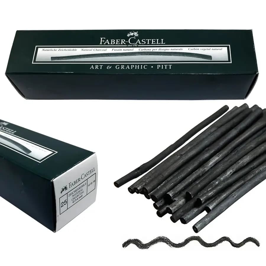 CARBONCILLO FABER CASTELL 5-8MM