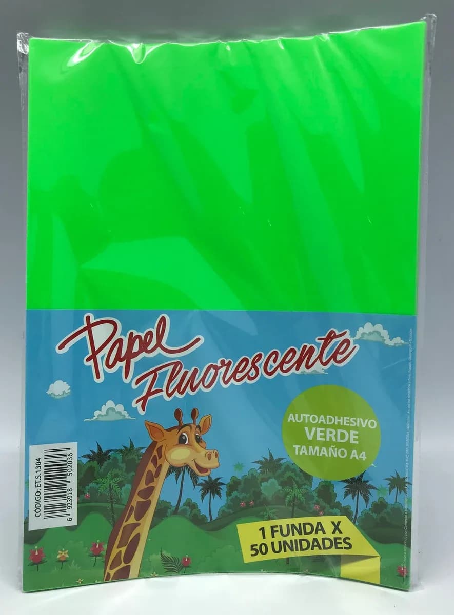 HOJAS ADHES. X 50U VERDE INEN