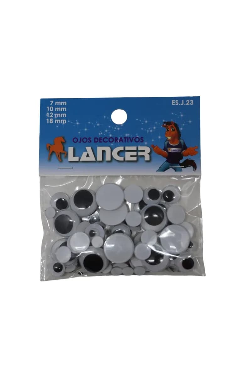 OJITOS LANCER FUNDA NEGRO ES.J.23 X 60UN