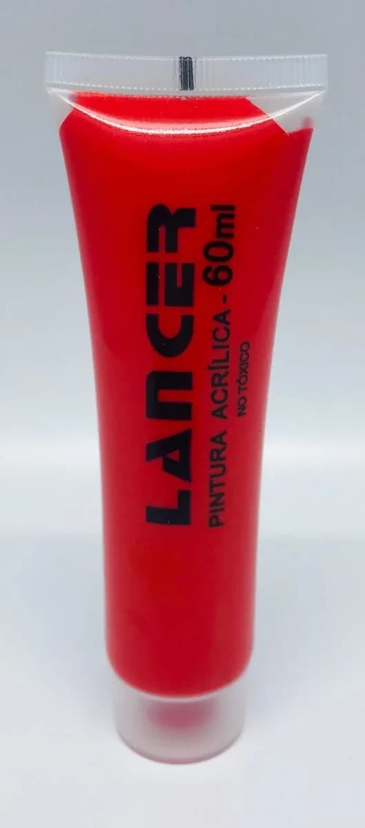 PINTURA ACRILICA LANCER 60ML ROJO