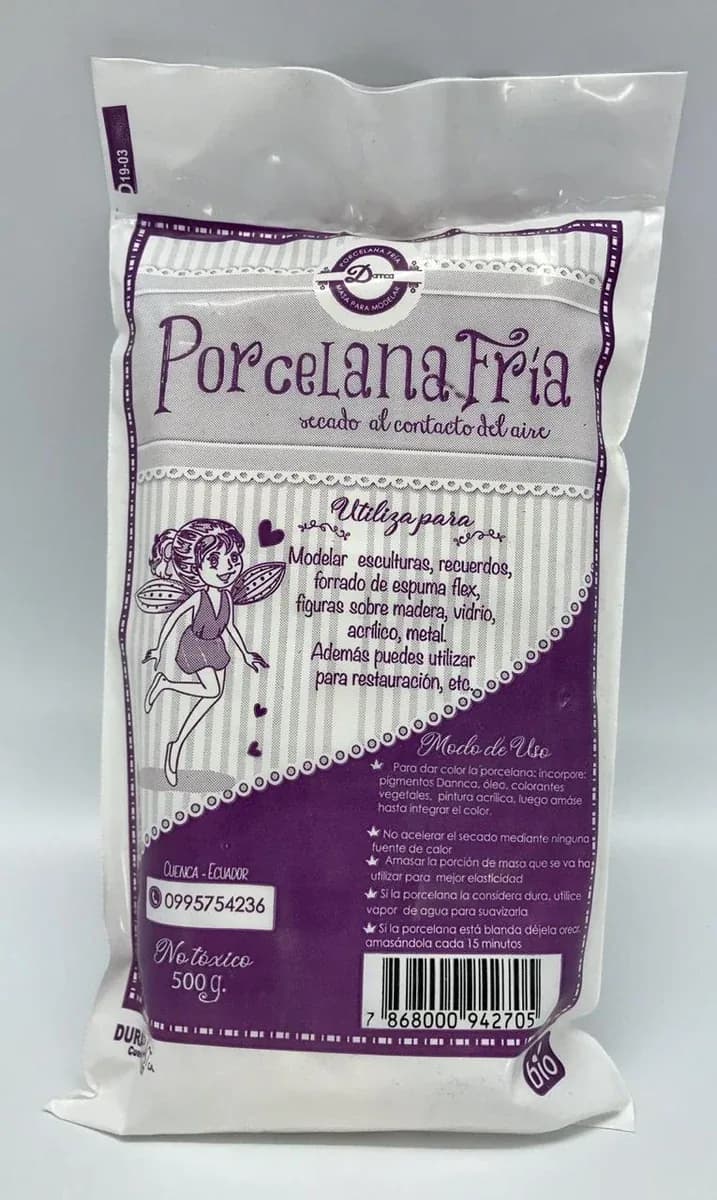 PORCELANA FRIA 500GR NATURAL