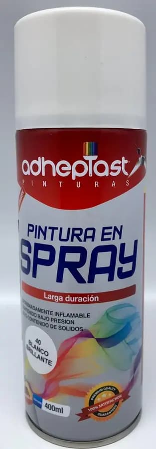 PINTURA SPRAY ADHEP. BLANCO BRILL. 400ML