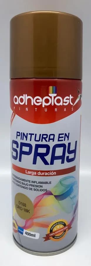PINTURA SPRAY ADHEP. ORO 400ML