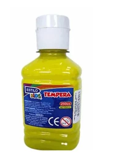 TEMPERA ESTILO 250ML AMARILLA
