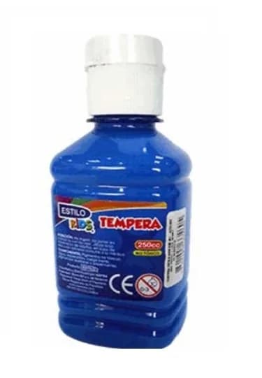TEMPERA ESTILO 250ML AZUL
