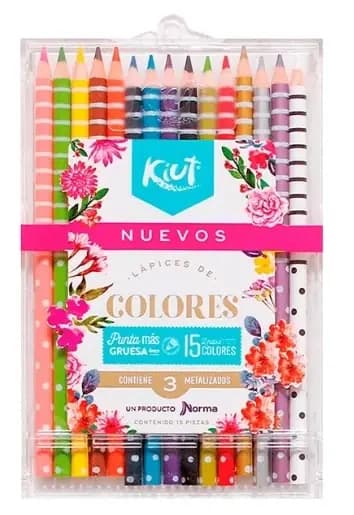 PINTURA KIUT X 16COL C PLASTICA