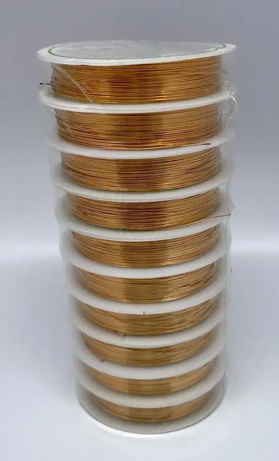 HILO METALICO DORADO PAQ.X10 0.4MM-0.5MM 2432-245-246