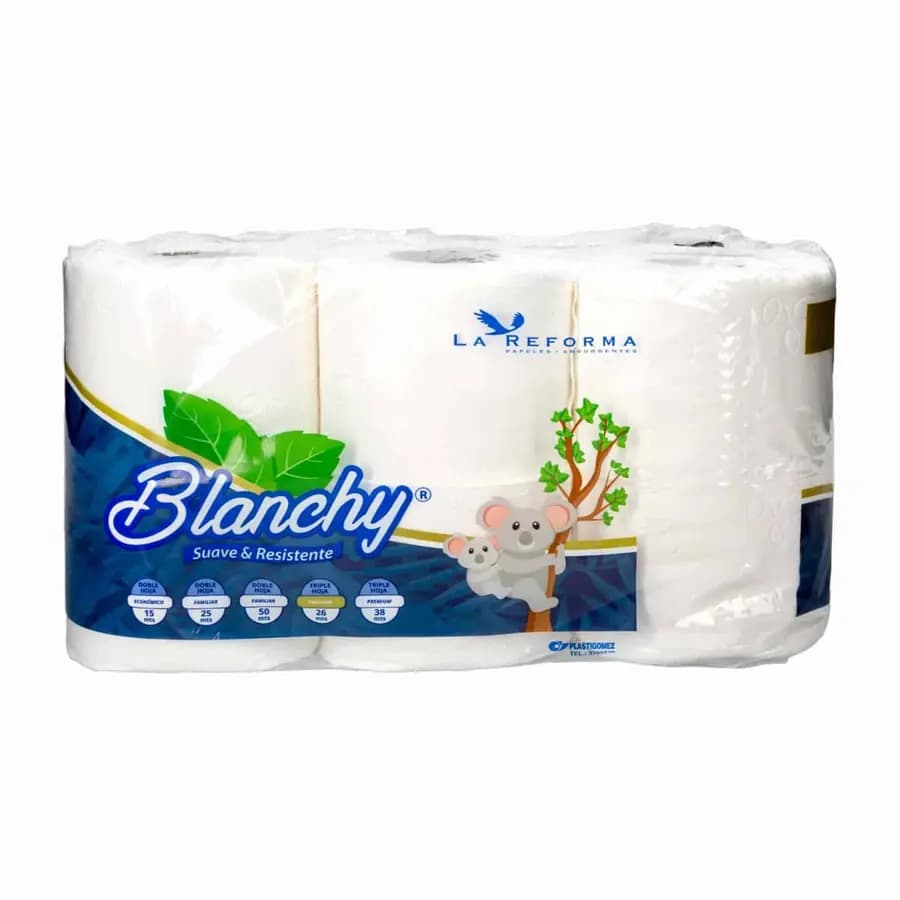 ROLLO PAPEL HIG. BLANCHY 180MT