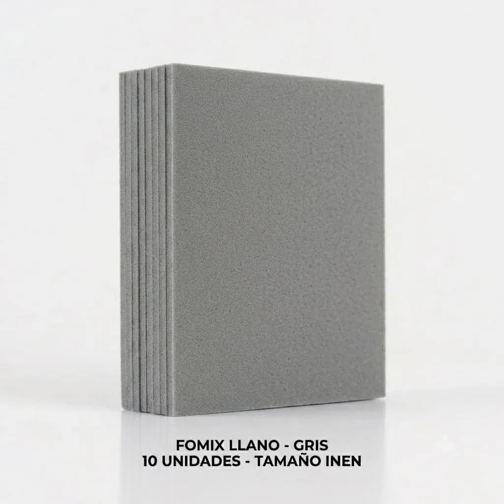 FOMIX X 10UN INEN LLANO GRIS