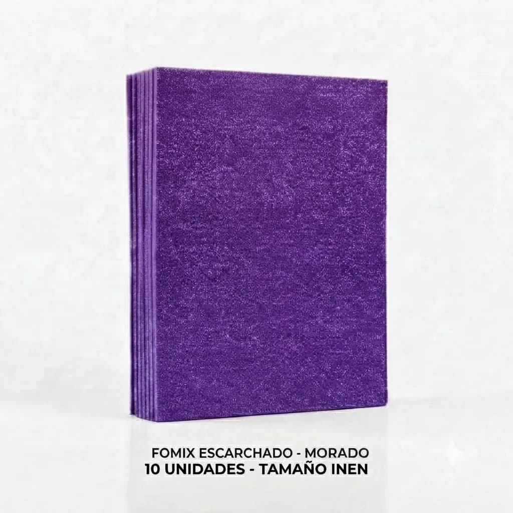FOMIX X 10UN INEN ESCARCHADO MORADO