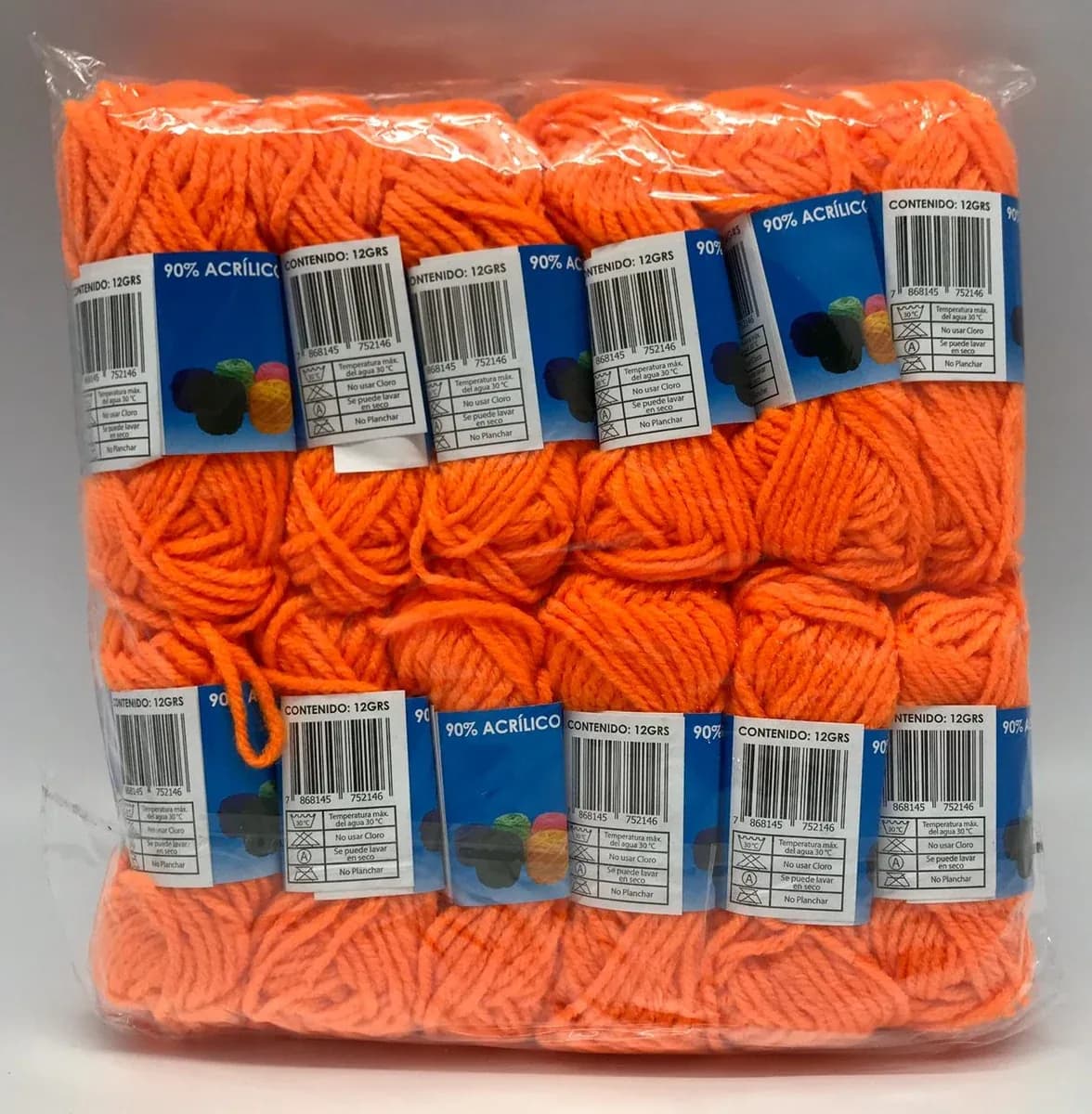 LANA X 12UN NARANJA