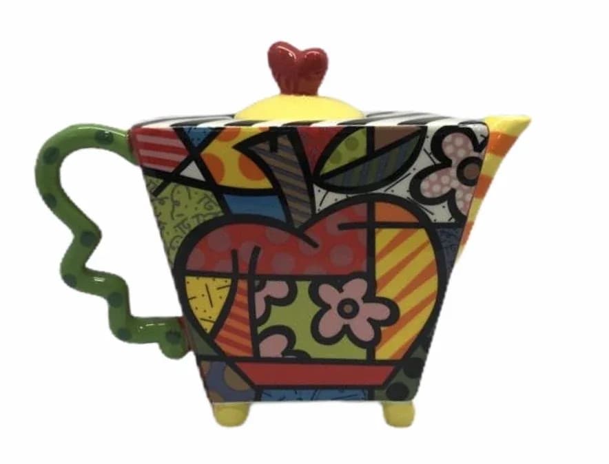TETERA CERAMICA MANZANA KY0073