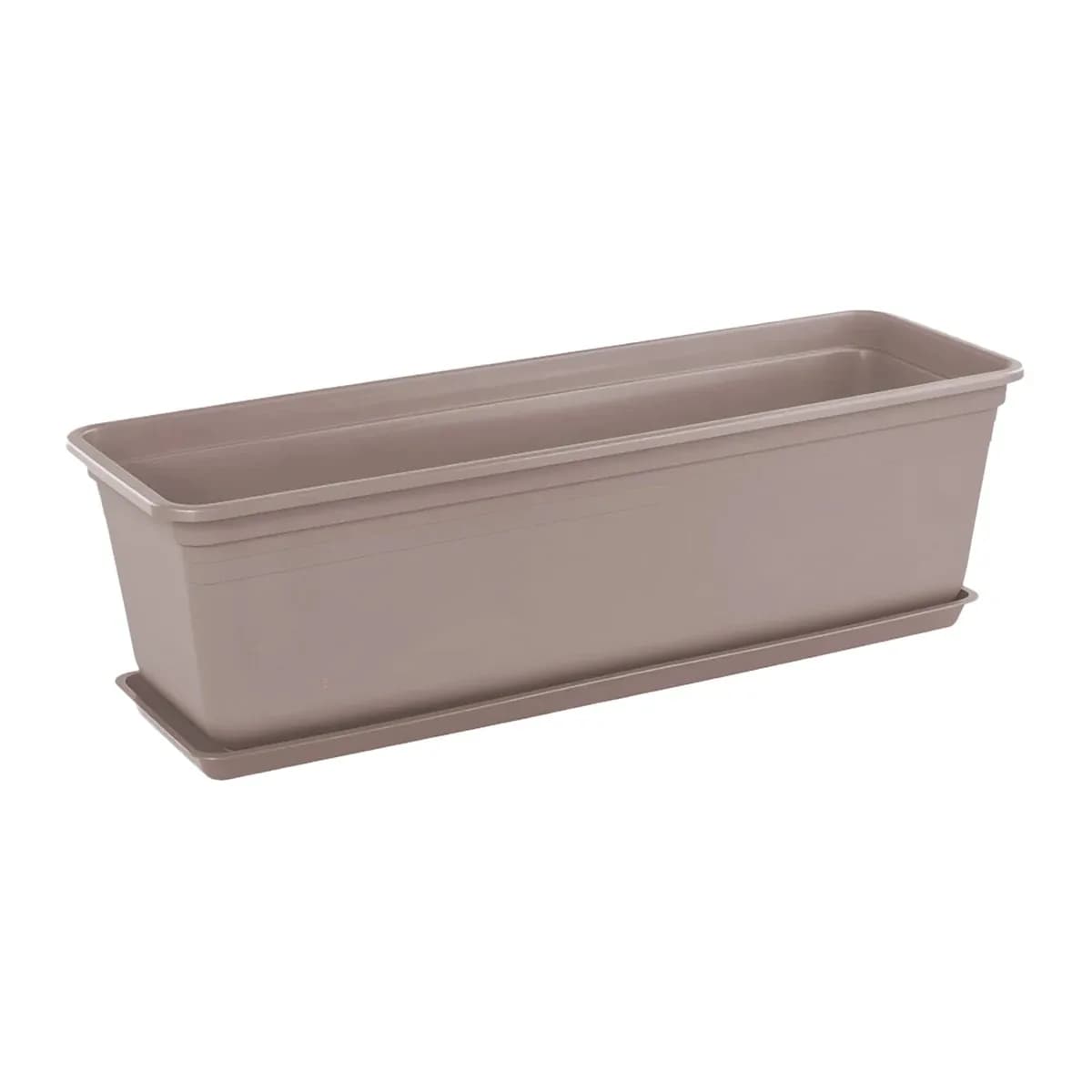 MACETERO PLASTICO RECTANGULAR BAJO