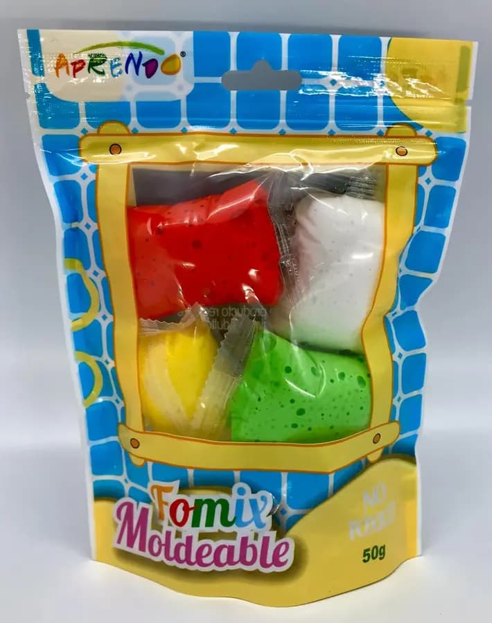FOMIX MOLDEABLE APRENDO SURTIDO X 5COL 50GR
