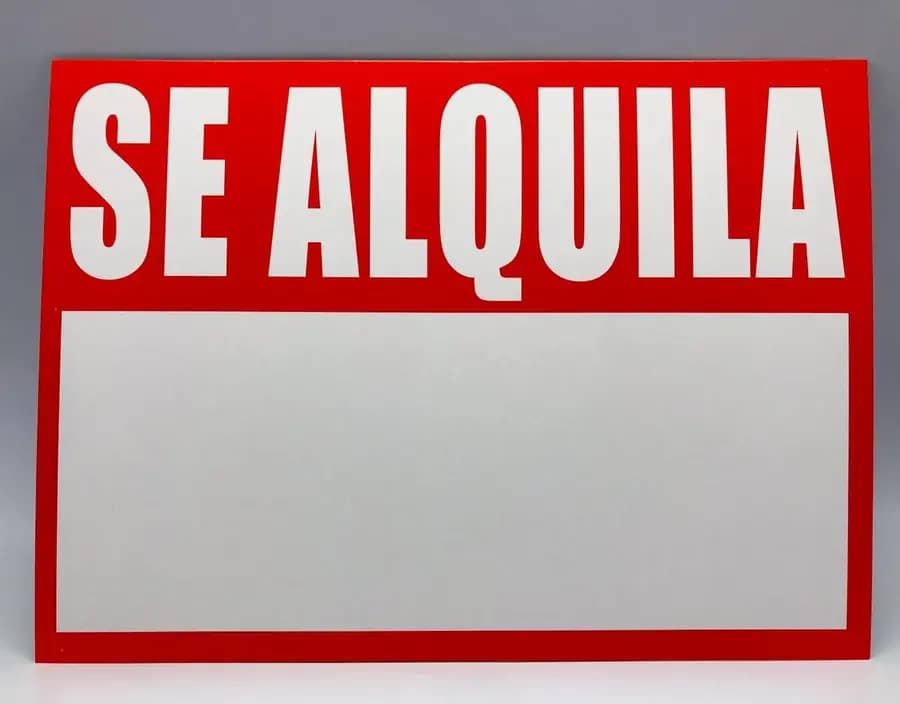 ROTULO SE ALQUILA