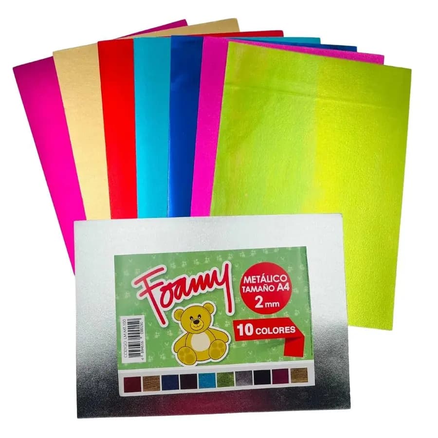 PLIEGO FOMIX METALICO FUCSIA