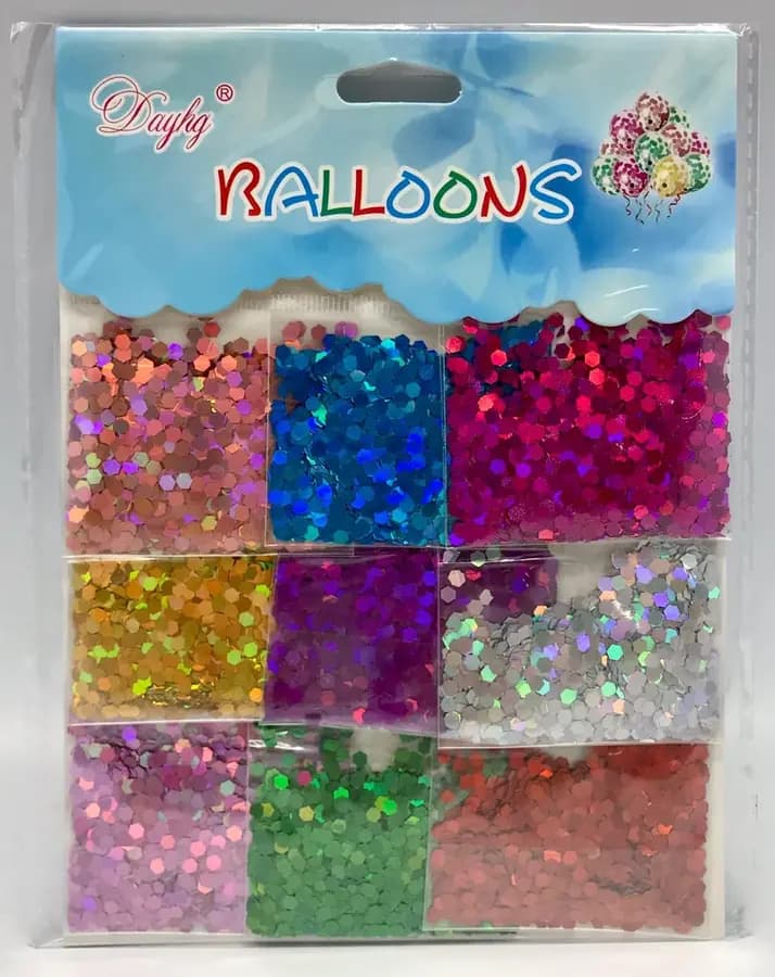 CONFETI BALLONS X 9COL 1704-15