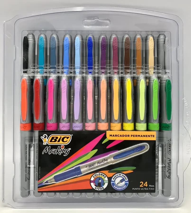 MARCADOR BIC X 24COL ULTRAFINO