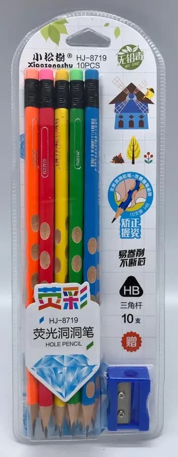 LAPIZ X 10UN HB XIOOSONGSHU HJ-8719 C/SACAPUNTA