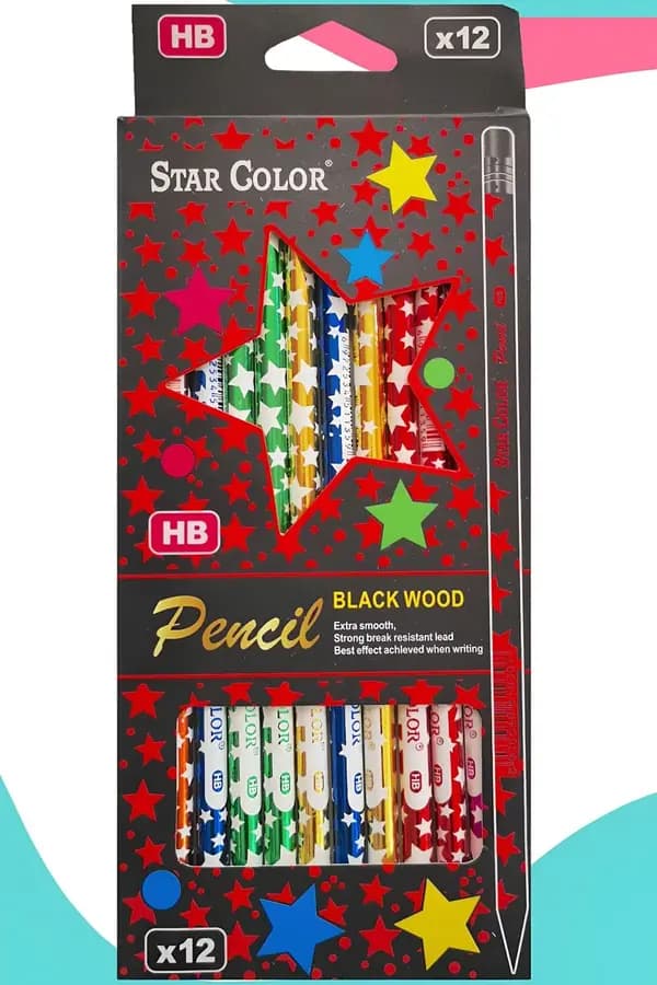 UNIDAD LAPIZ HB STAR COLOR CX-158