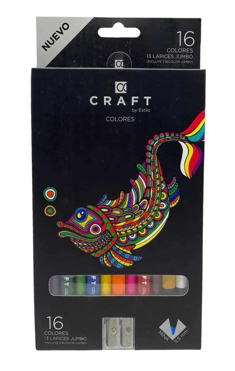 PINTURA CRAFT X 16COL JUMBO