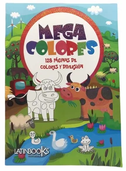 LIBRO MEGA 128 PAG DE COLORES Y DIVERSION-894