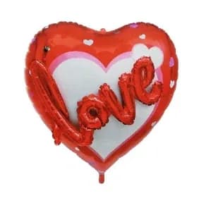GLOBO CORAZON ALUMINIO JN2192