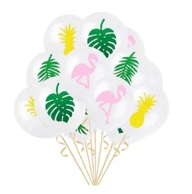GLOBO LATEX X 6 PZ. FLAMINGO JN1537