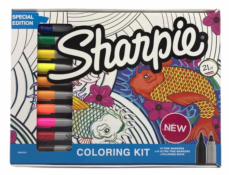 MARCADOR SHARPIE X 20COL + LIBRO