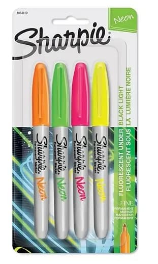 MARCADOR SHARPIE X 5COL NEON