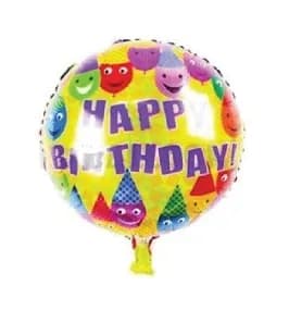 GLOBO ALUMINIO FELIZ CUMPLEANOS JH 162