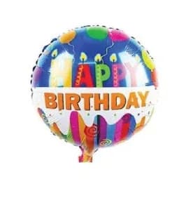 GLOBO ALUMINIO HAPPY BIRTHDAY JH 160