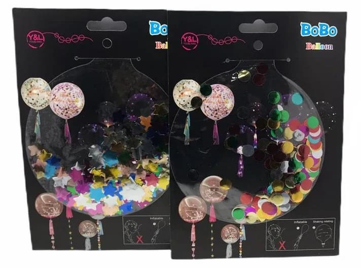 GLOBO BOBO CON CONFETI 140-153