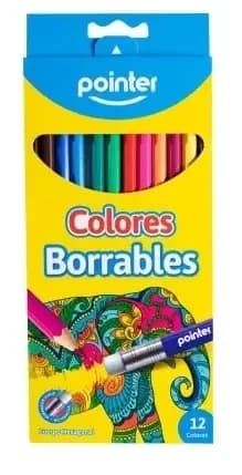 PINTURA POINTER X 12COL BORRABLE