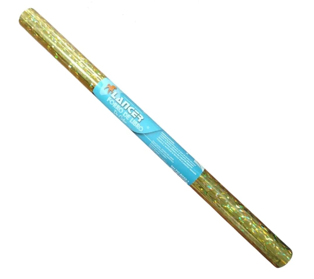 ROLLO X 3M ADHESIVO ECON. HOLOGRAF. DORADO